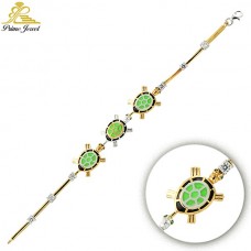 Gümüş Mineli Bileklik